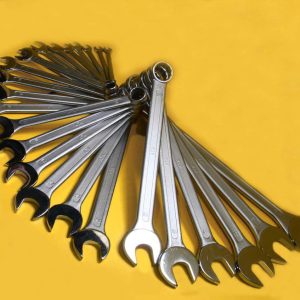 آچار یکسر تخت یکسر رینگی 25 عددی آتا