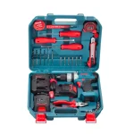 کیت دریل چکشی شارژی 20 ولت 53 پارچه RS8619 رونیکس